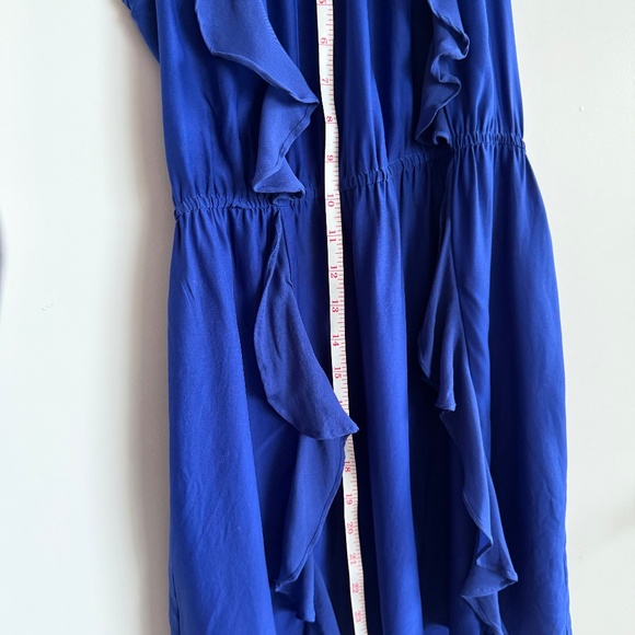 Parker Silk Ruffle Mini Dress - Picture 2 of 4